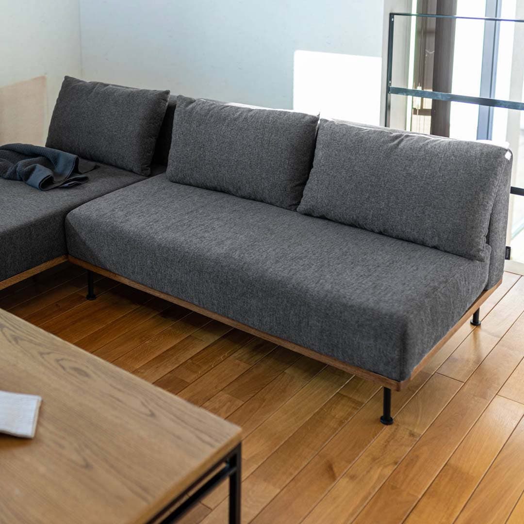 【値段相談可】ADRS アドレス モート ユニットソファ ダークグレー 2人掛け ADRS】 モート ユニットソファ ワイド(ダークグレー): ADRS（アドレス