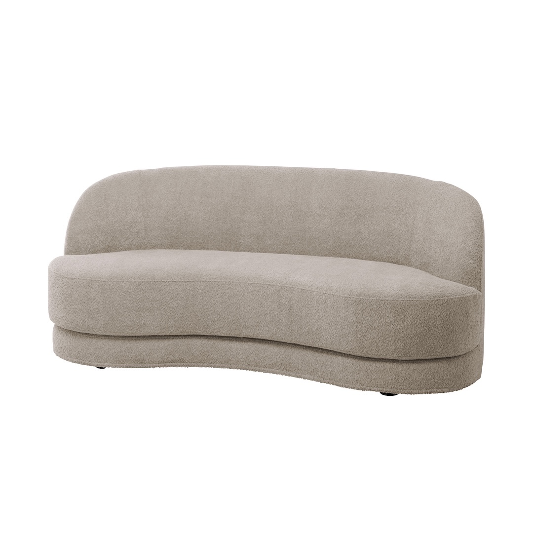 【Mash】ビーン 2人掛けソファ ベージュ 【箱潰れ品】