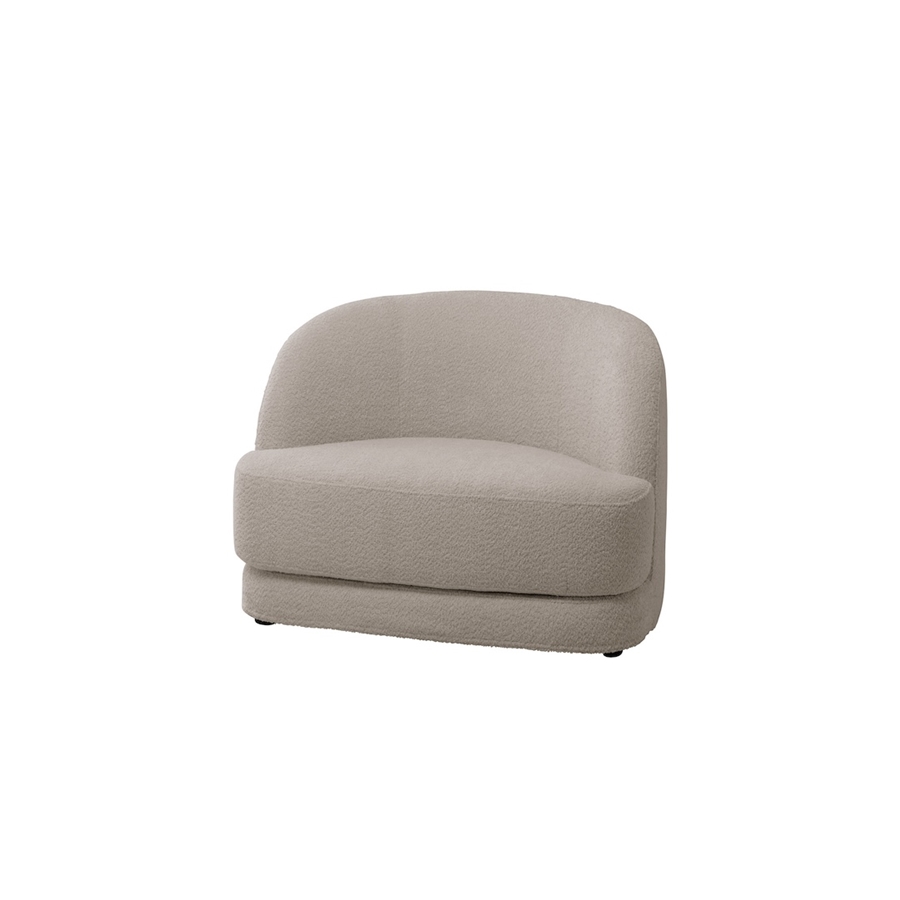 【Mash】ビーン 1人掛けソファ ベージュ 【箱潰れ品】